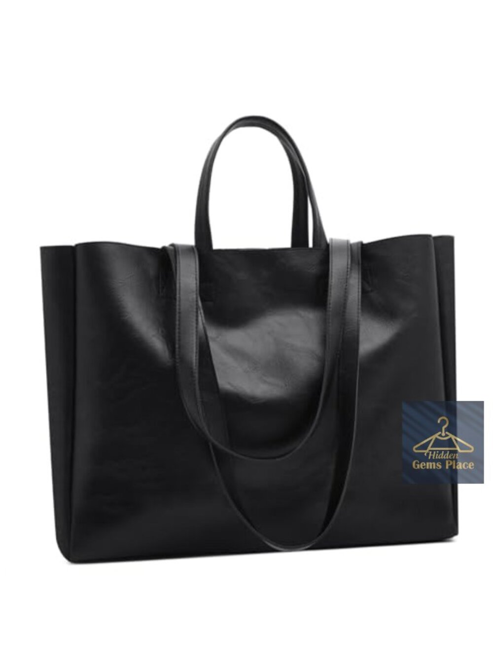 Large Women Tote Bag, Soft Faux Leather Oversized Shoulder Handbag for Work &